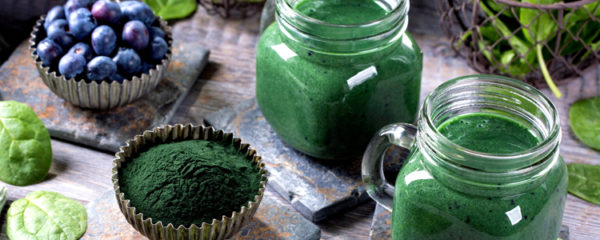 Green smoothies à la spiruline